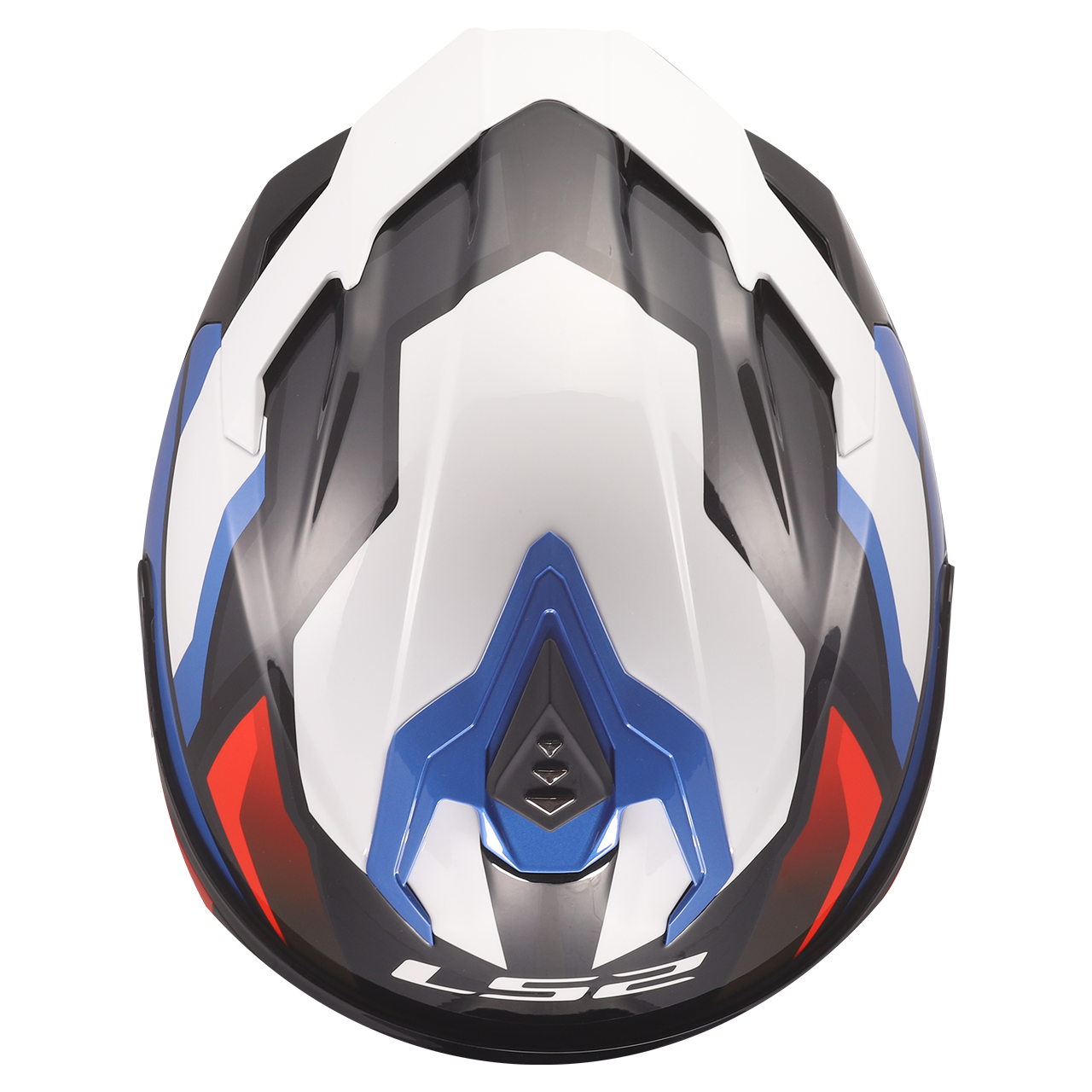 LS2 FF817 CHALLENGER II VIPER WHITE BLUE RED