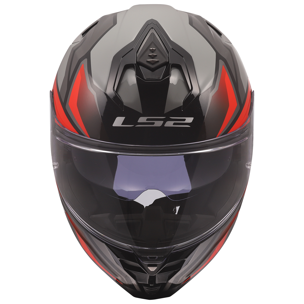 LS2 FF817 CHALLENGER II VIPER GREY RED