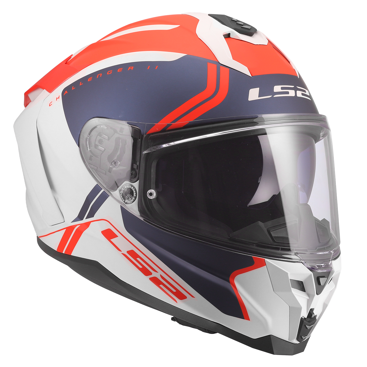LS2 FF817 CHALLENGER II TITAN WHITE BLUE RED