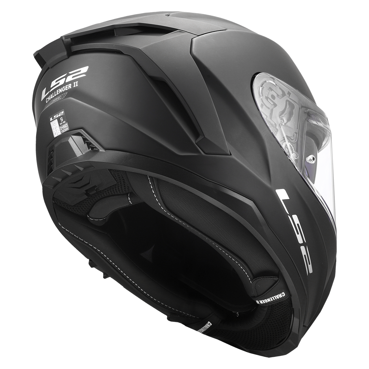 LS2 FF817 CHALLENGER II SOLID MATT BLACK