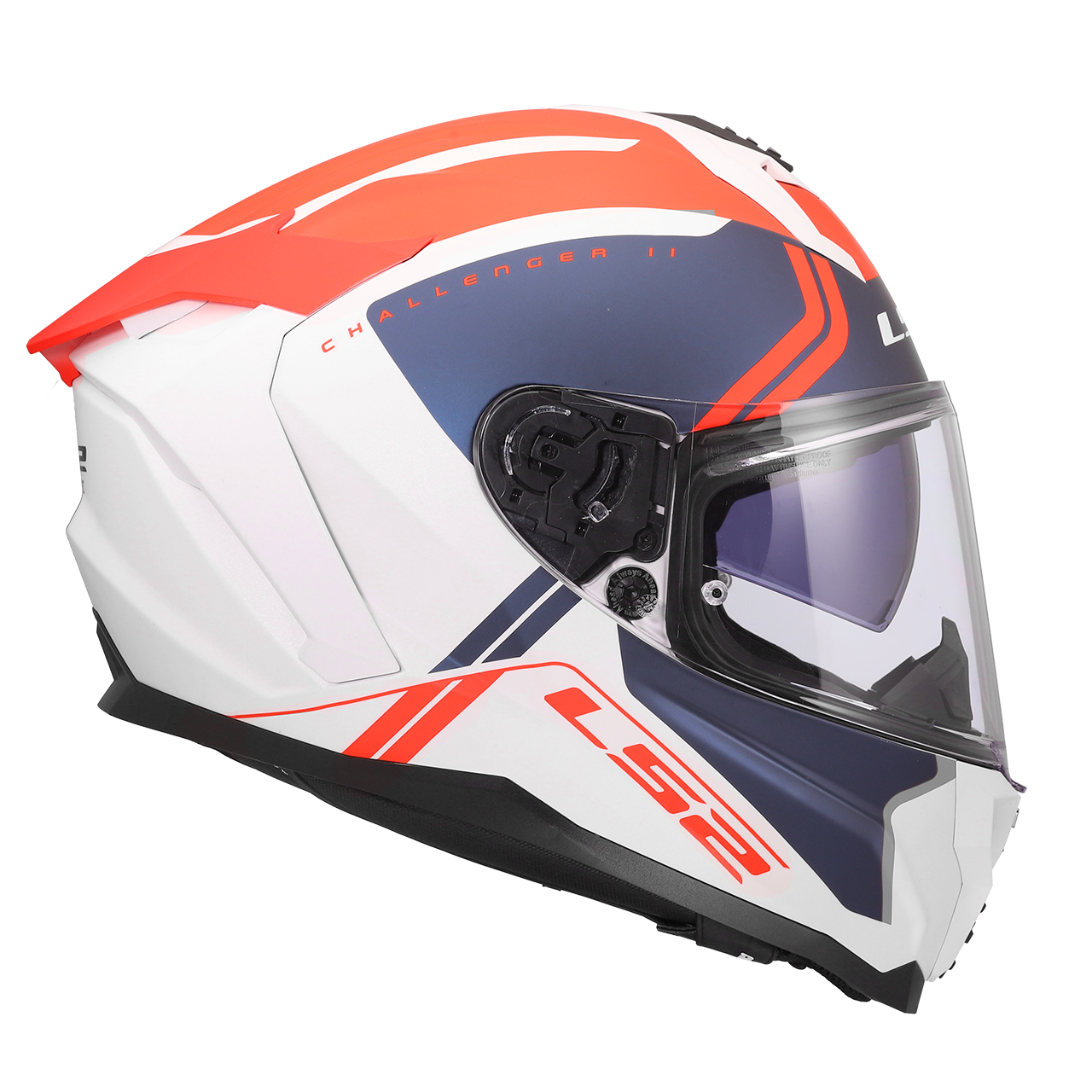 LS2 FF817 CHALLENGER II TITAN WHITE BLUE RED