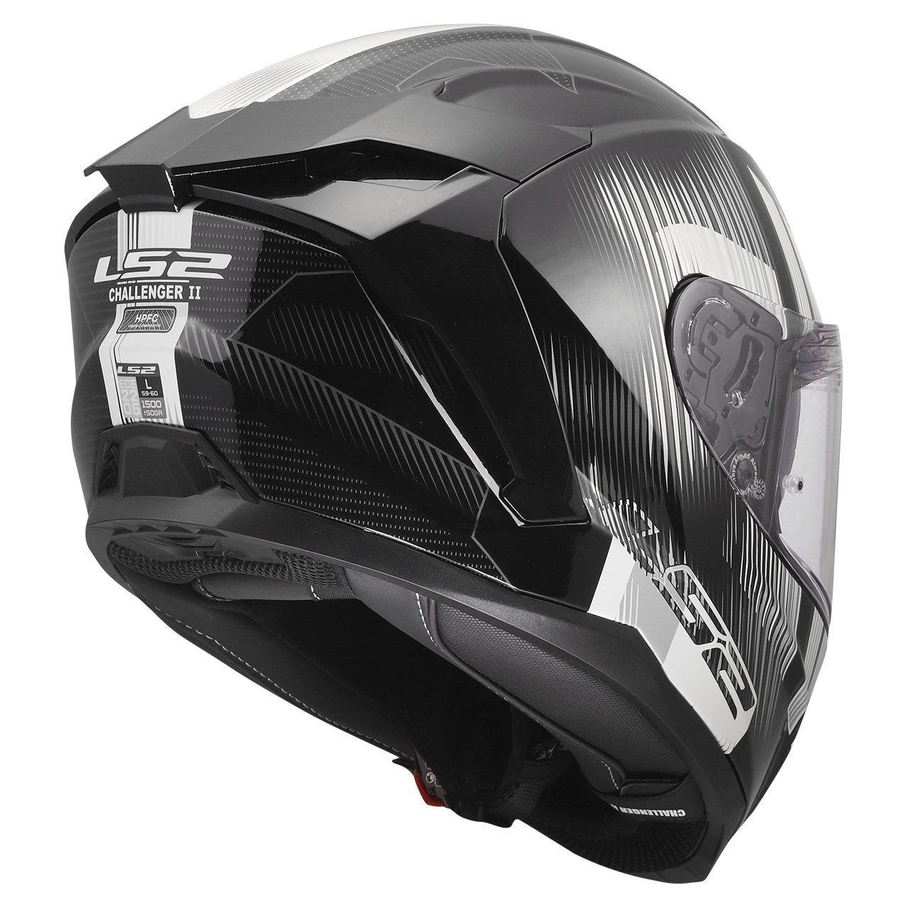 LS2 FF817 CHALLENGER II NITRO BLACK GREY