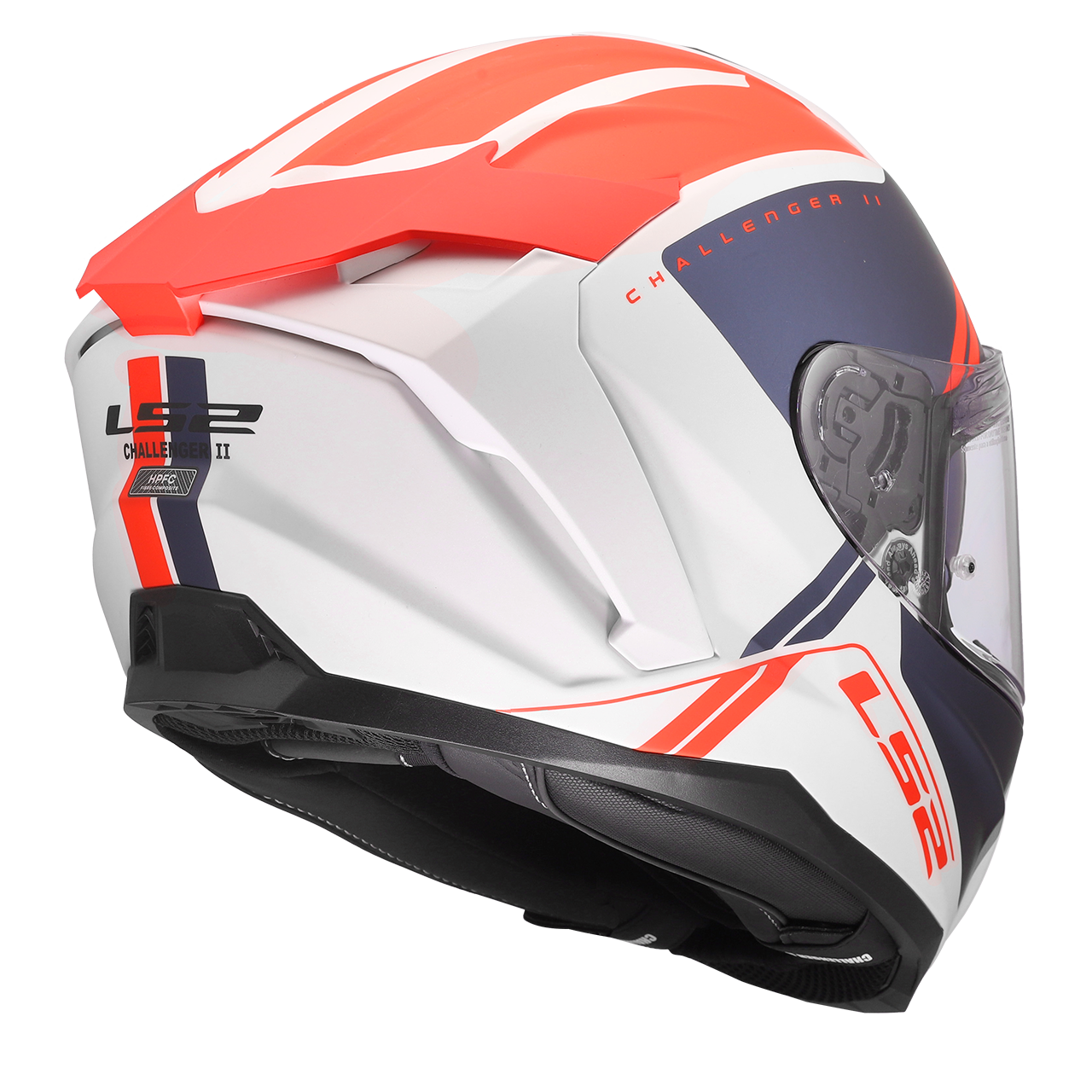 LS2 FF817 CHALLENGER II TITAN WHITE BLUE RED