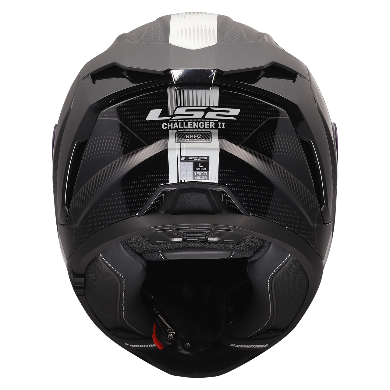 LS2 FF817 CHALLENGER II NITRO BLACK GREY