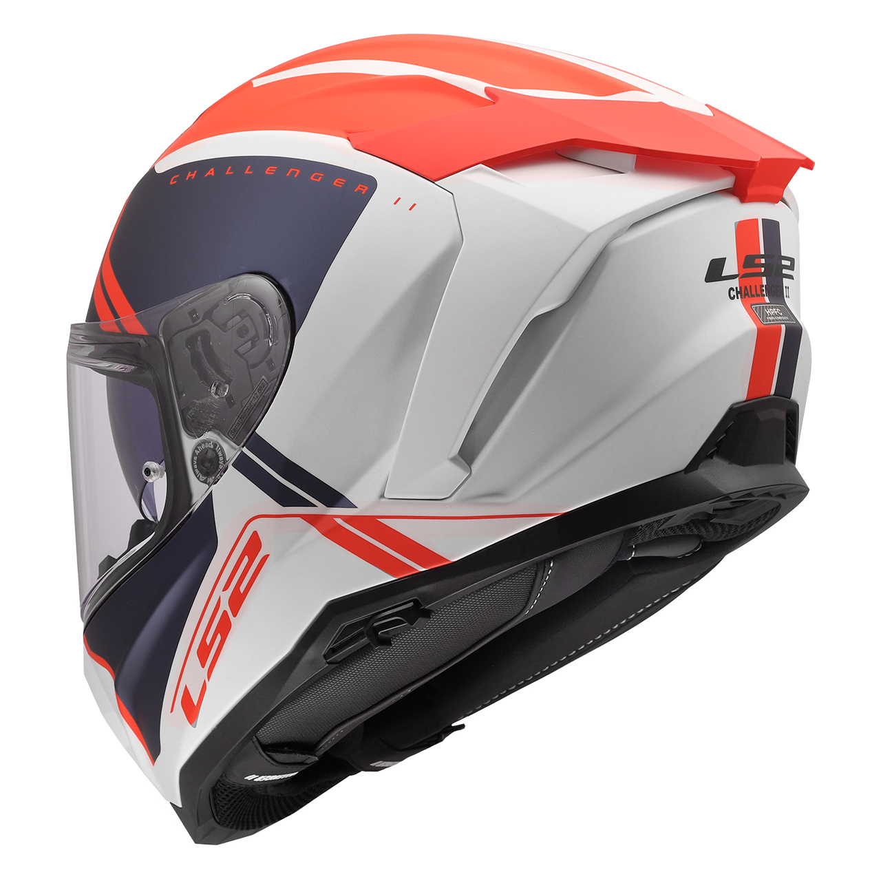 LS2 FF817 CHALLENGER II TITAN WHITE BLUE RED