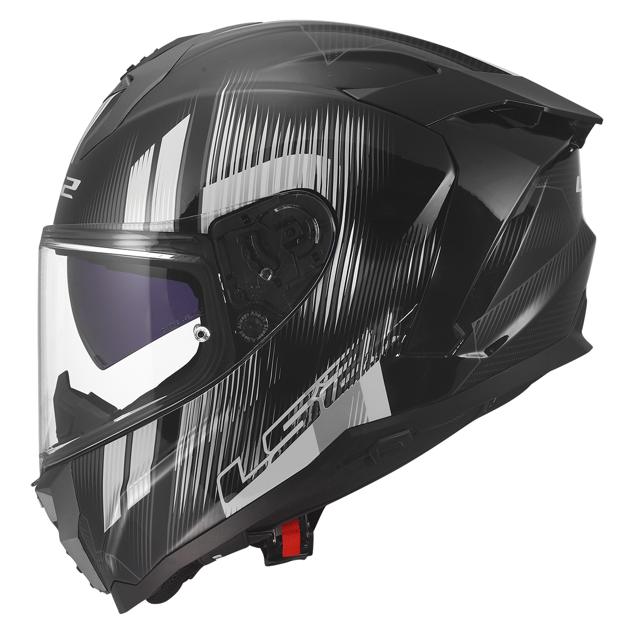 LS2 FF817 CHALLENGER II NITRO BLACK GREY