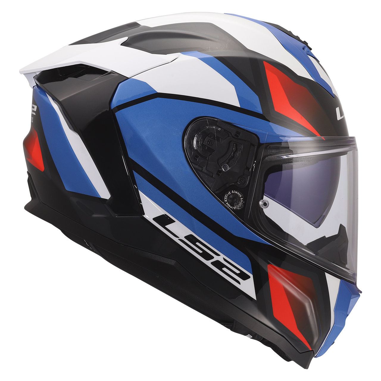 LS2 FF817 CHALLENGER II VIPER WHITE BLUE RED