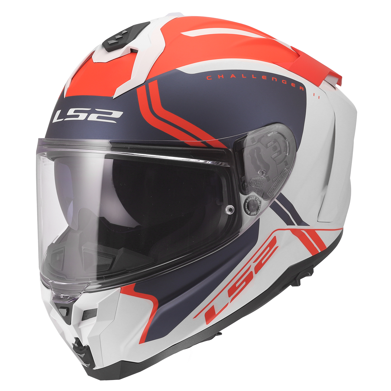 LS2 FF817 CHALLENGER II TITAN WHITE BLUE RED L