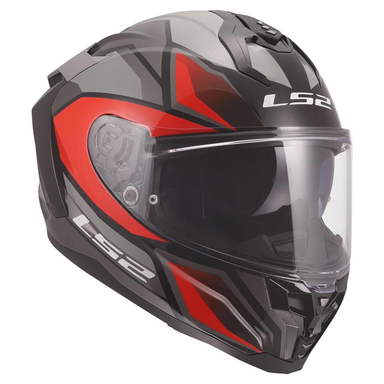 LS2 FF817 CHALLENGER II VIPER GREY RED