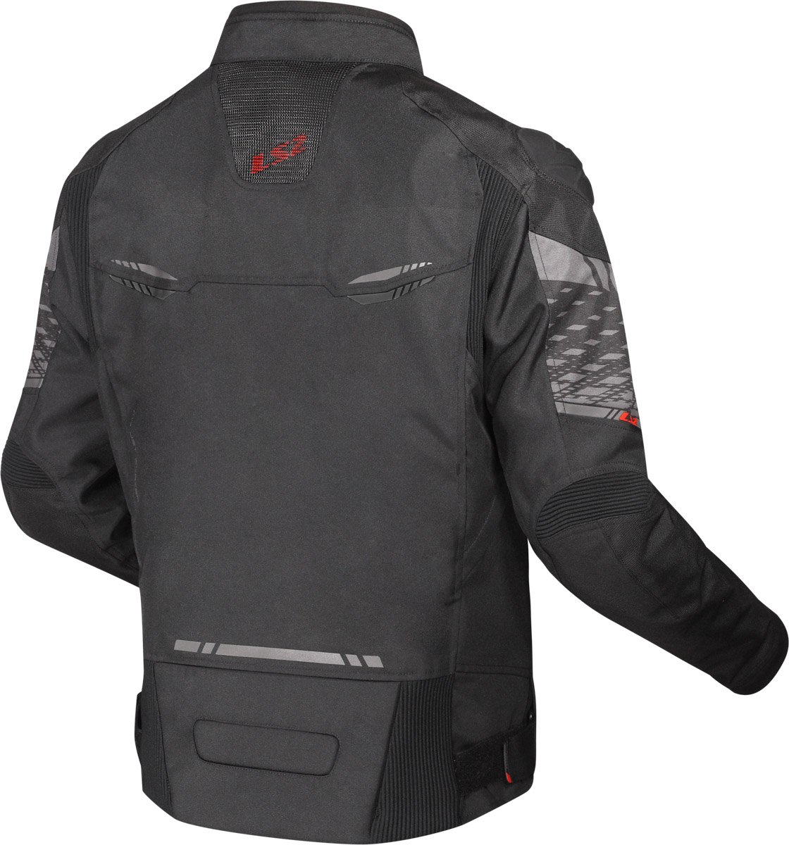LS2 APEX MAN JACKET BLACK DARK GREY