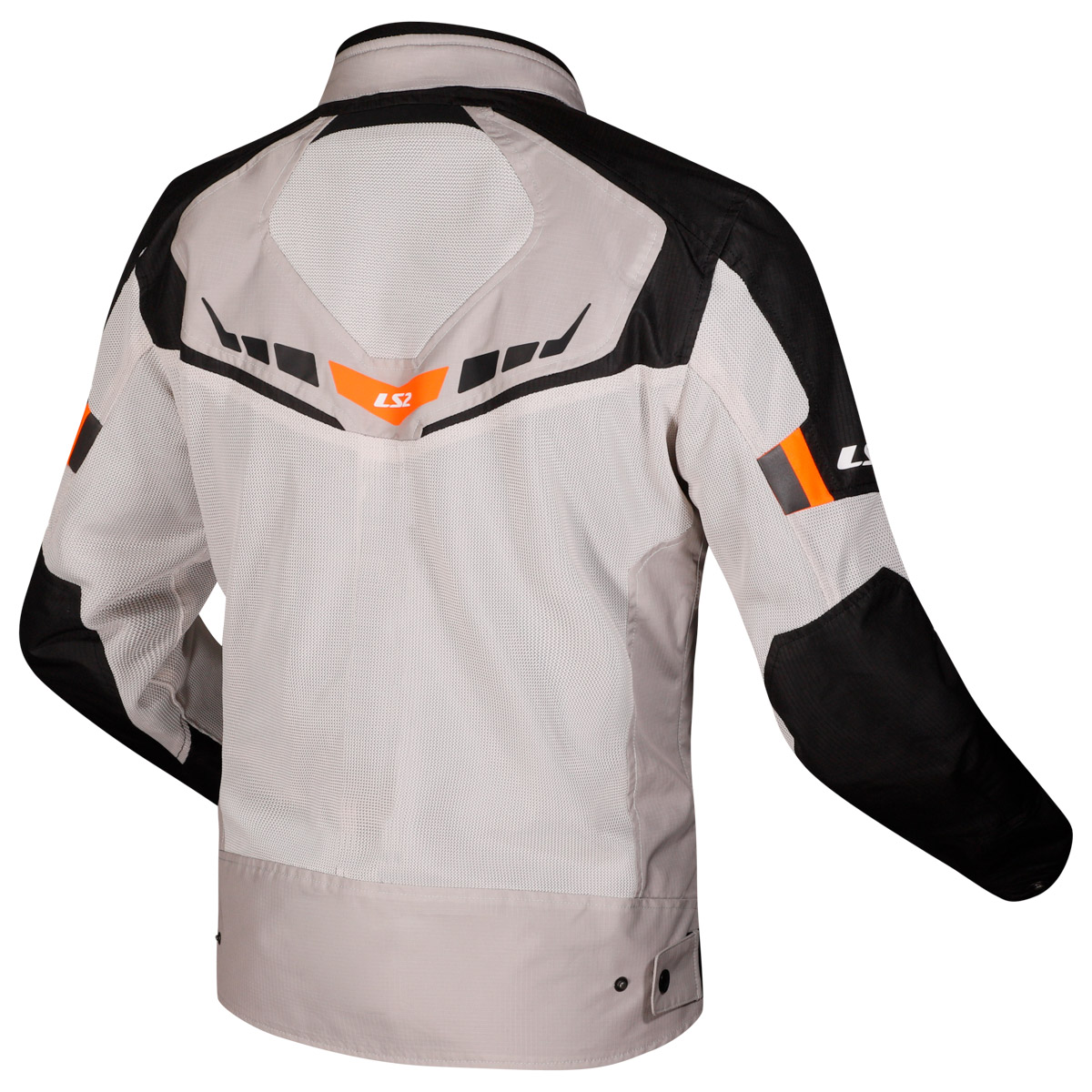 LS2 GARDA AIR LADY JACKET BLACK GREY H-V ORANGE