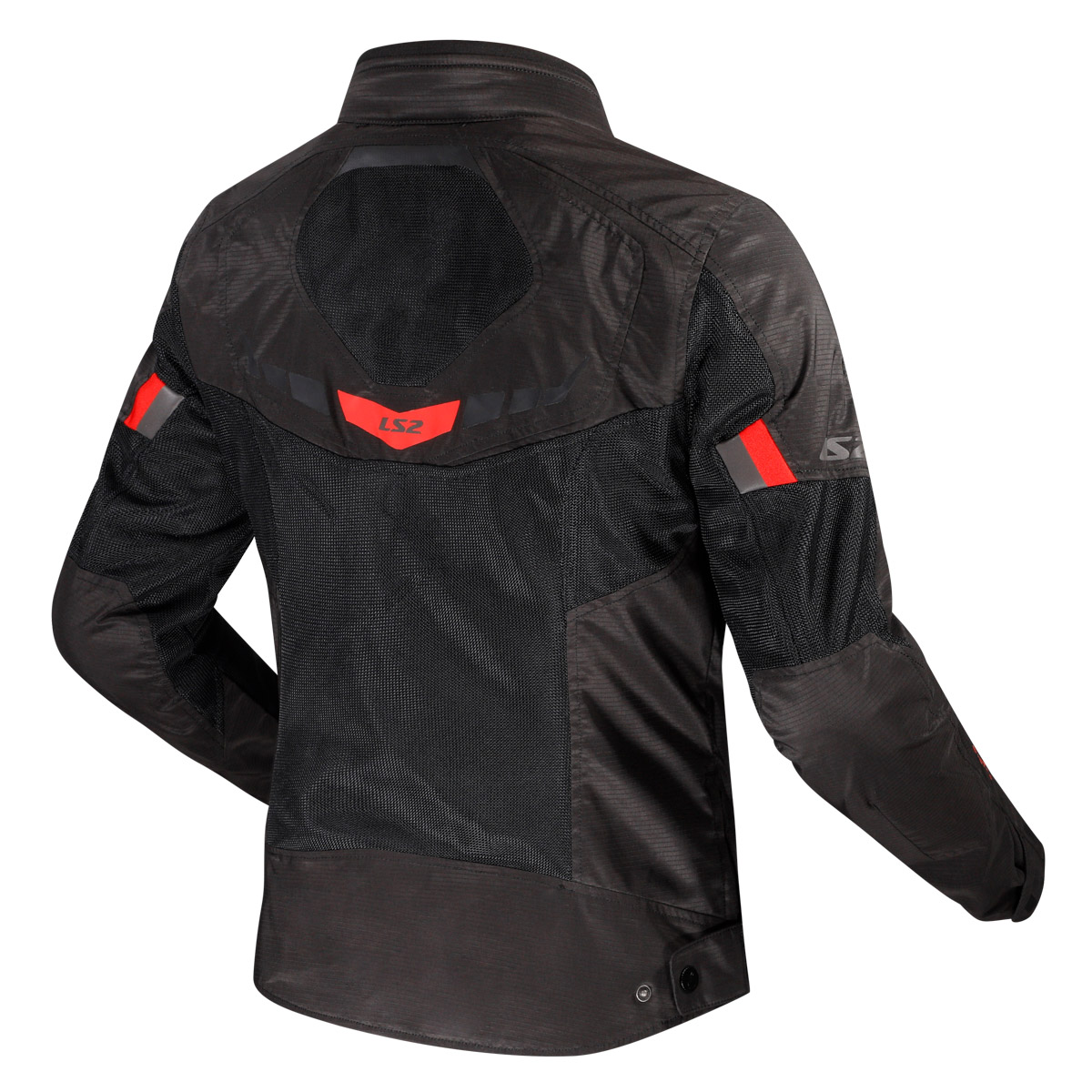 LS2 GARDA AIR LADY JACKET BLACK RED