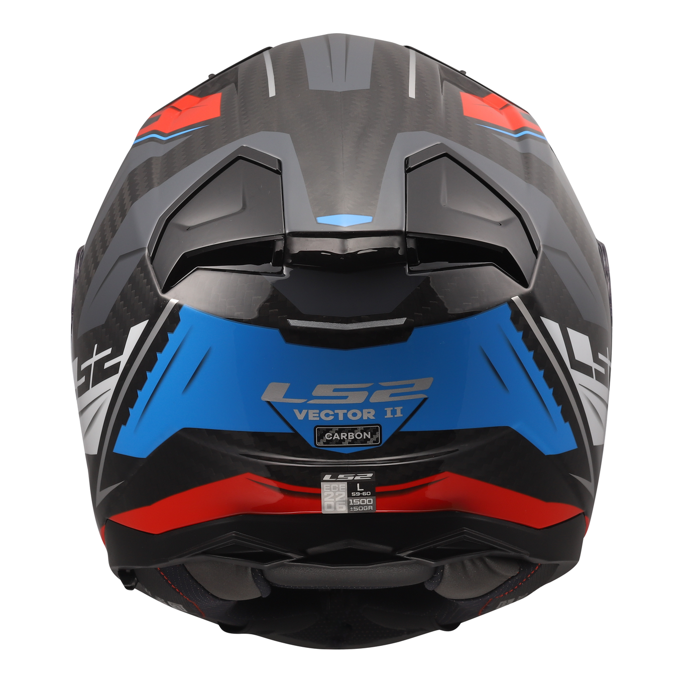 LS2 FF811 VECTOR II C SAVAGE WHITE BLUE RED-06 XXL