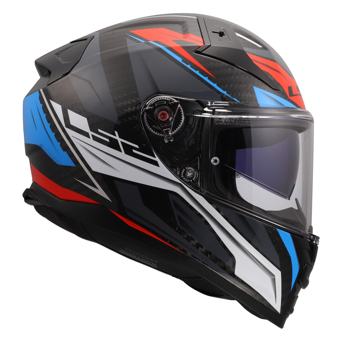 LS2 FF811 VECTOR II C SAVAGE WHITE BLUE RED-06 XXL