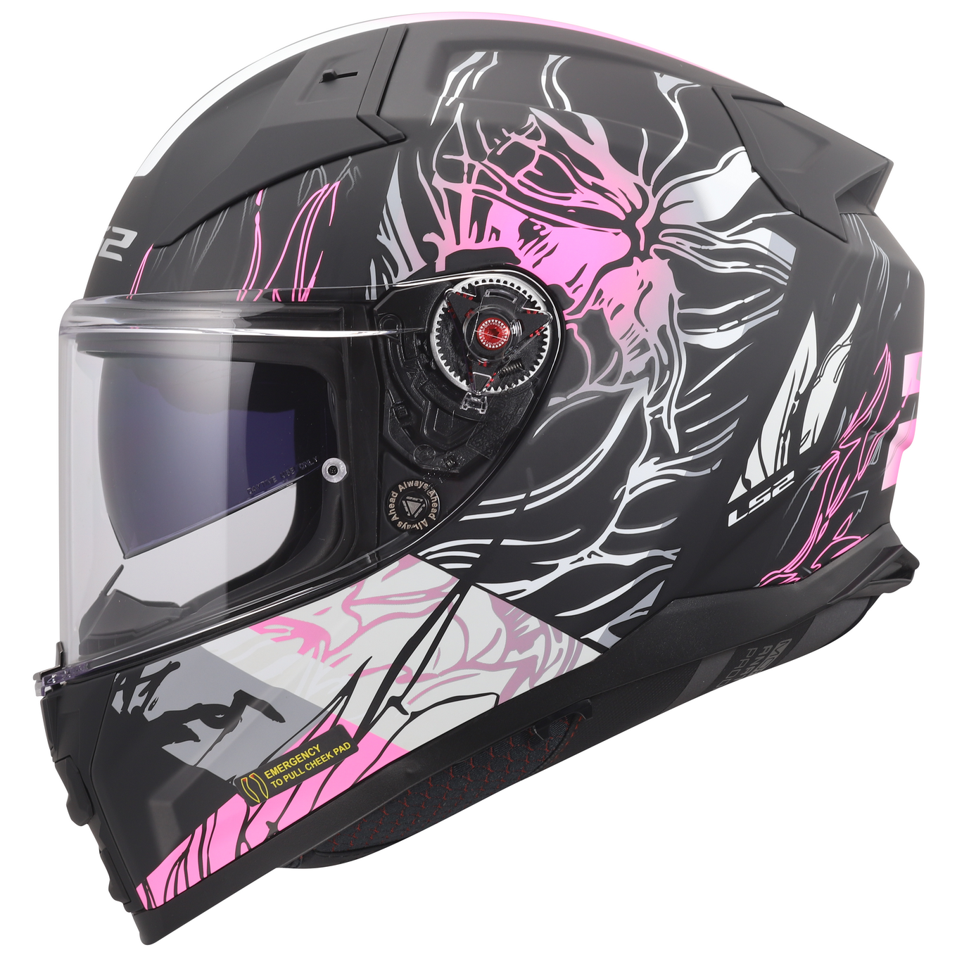 LS2 FF811 VECTOR II DARFLO BLACK PINK-06