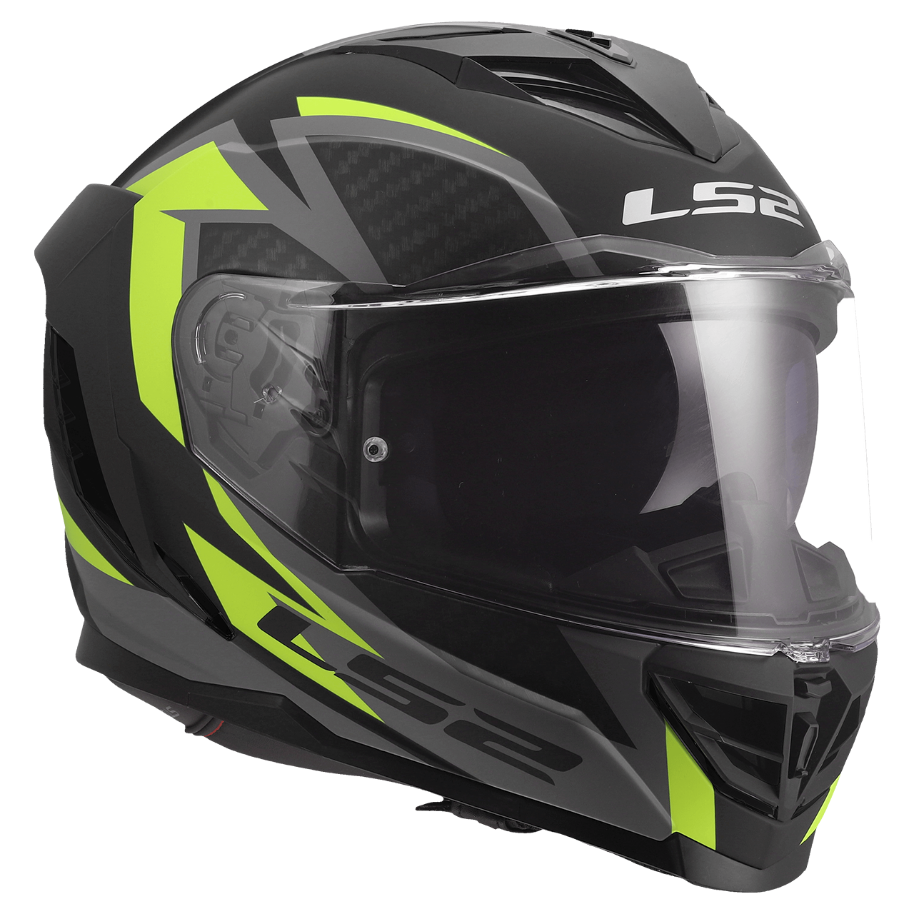 LS2 FF818 STORM III DYNAMO BLACK H-V YELLOW