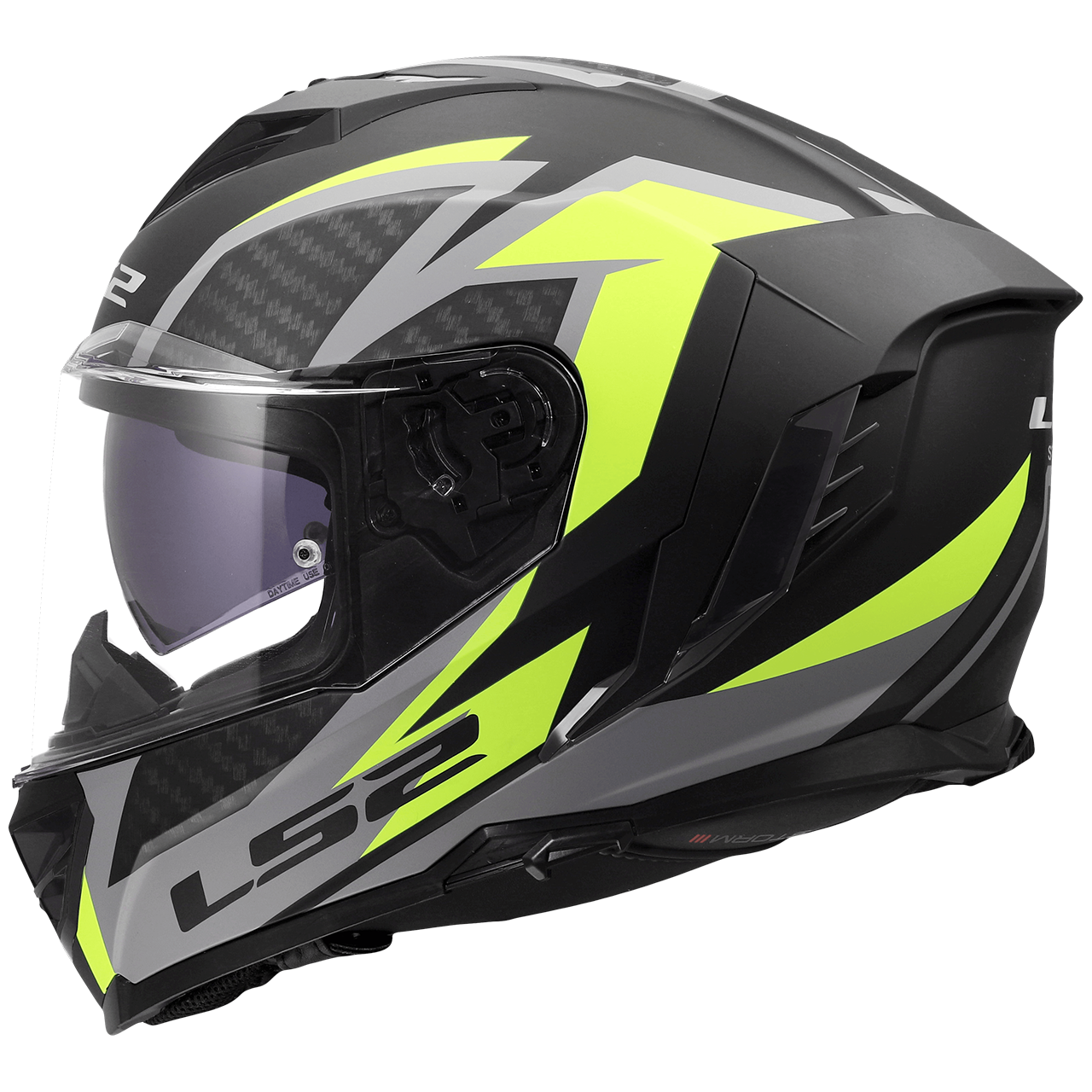 LS2 FF818 STORM III DYNAMO BLACK H-V YELLOW