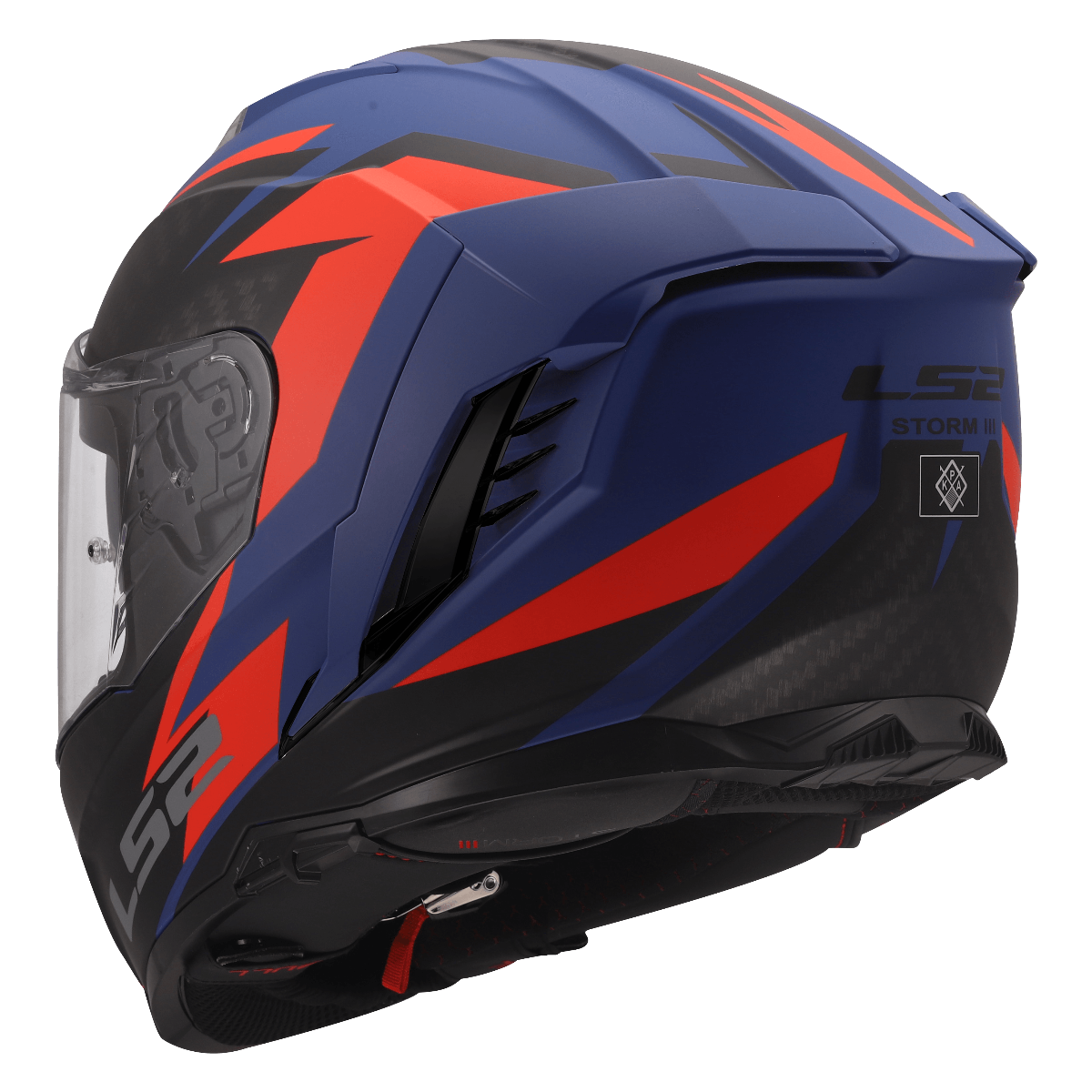 LS2 FF818 STORM III DYNAMO BLUE RED