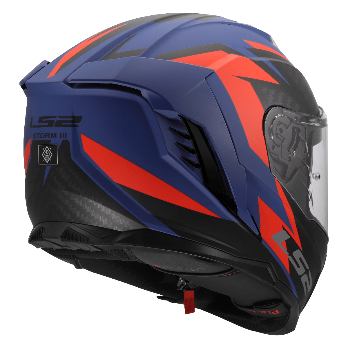 LS2 FF818 STORM III DYNAMO BLUE RED