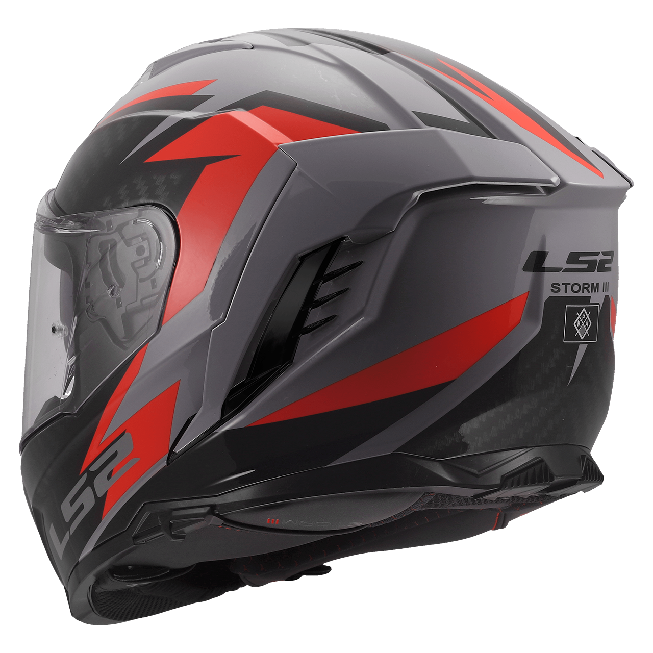 LS2 FF818 STORM III DYNAMO GREY RED