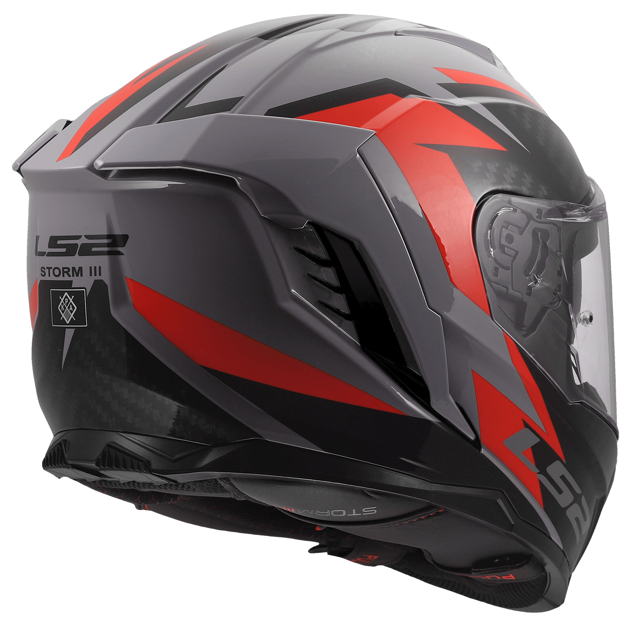 LS2 FF818 STORM III DYNAMO GREY RED