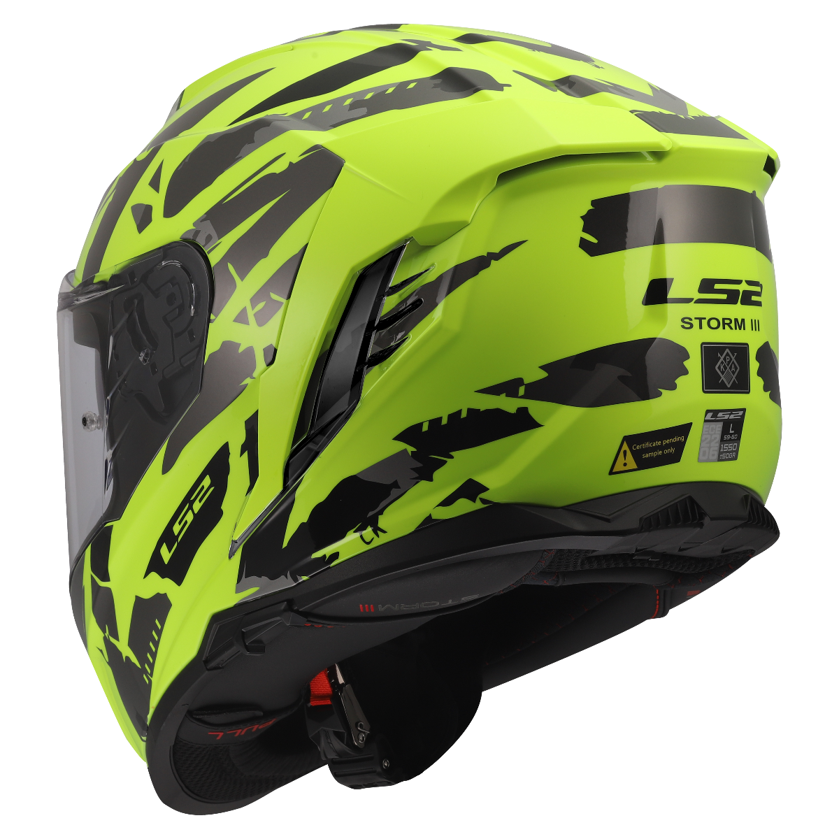 LS2 FF818 STORM III KAOS H-V YELLOW