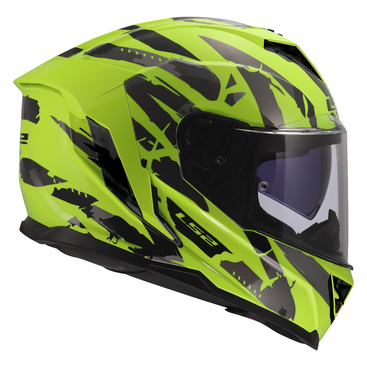 LS2 FF818 STORM III KAOS H-V YELLOW