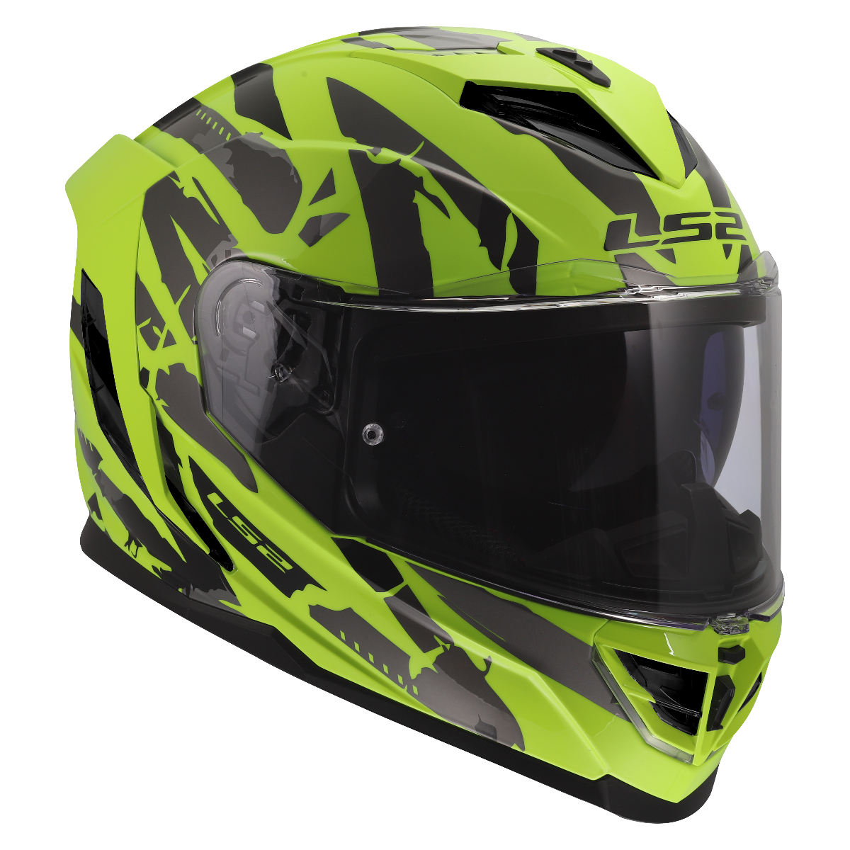LS2 FF818 STORM III KAOS H-V YELLOW