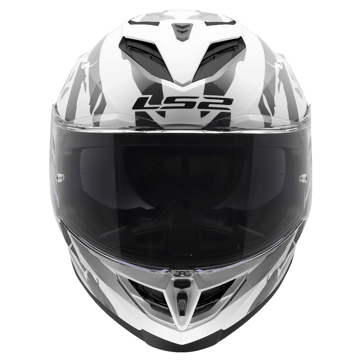 LS2 FF818 STORM III KAOS WHITE GREY