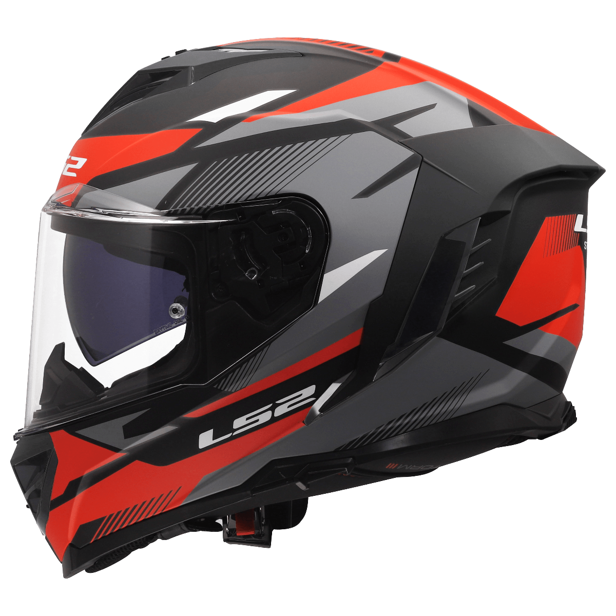 LS2 FF818 STORM III KOMAI BLACK RED