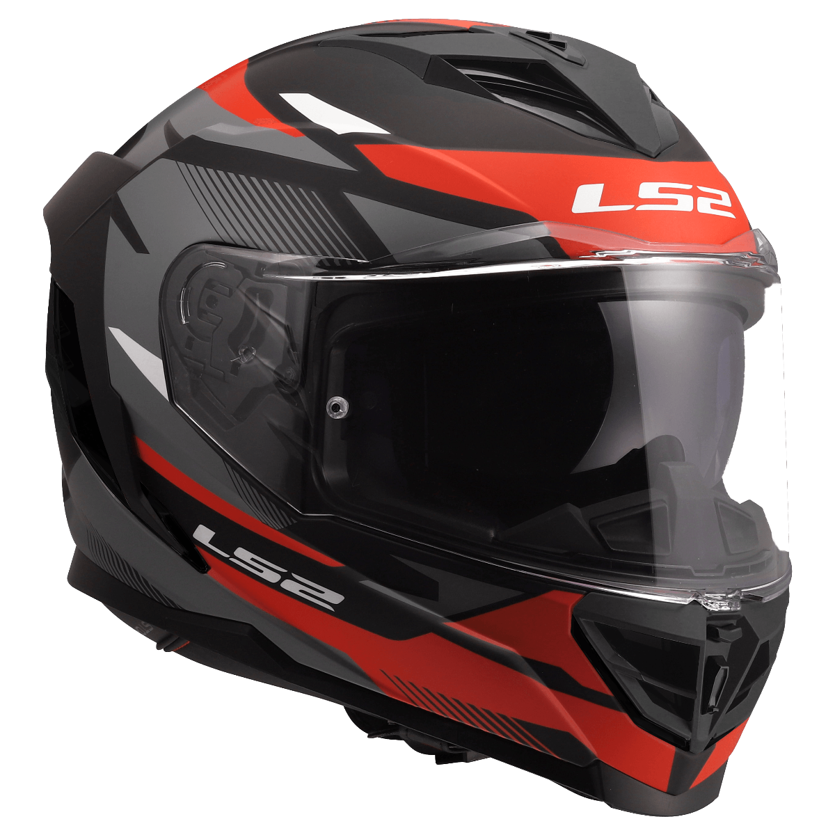 LS2 FF818 STORM III KOMAI BLACK RED