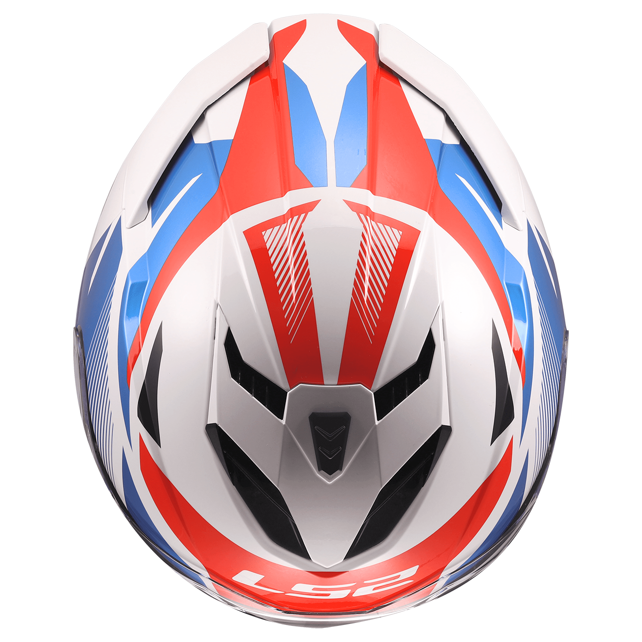 LS2 FF818 STORM III KOMAI WHITE BLUE RED