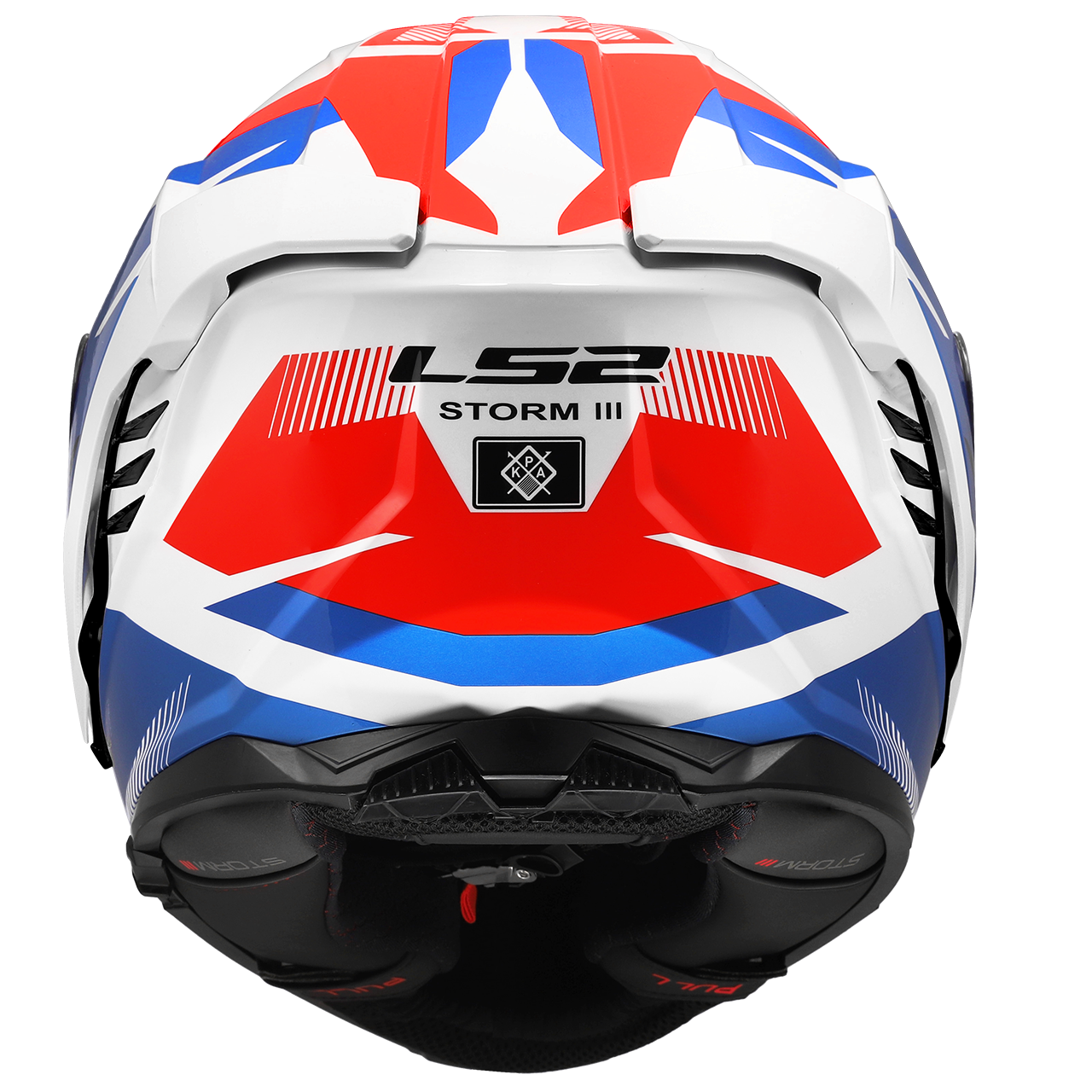 LS2 FF818 STORM III KOMAI WHITE BLUE RED