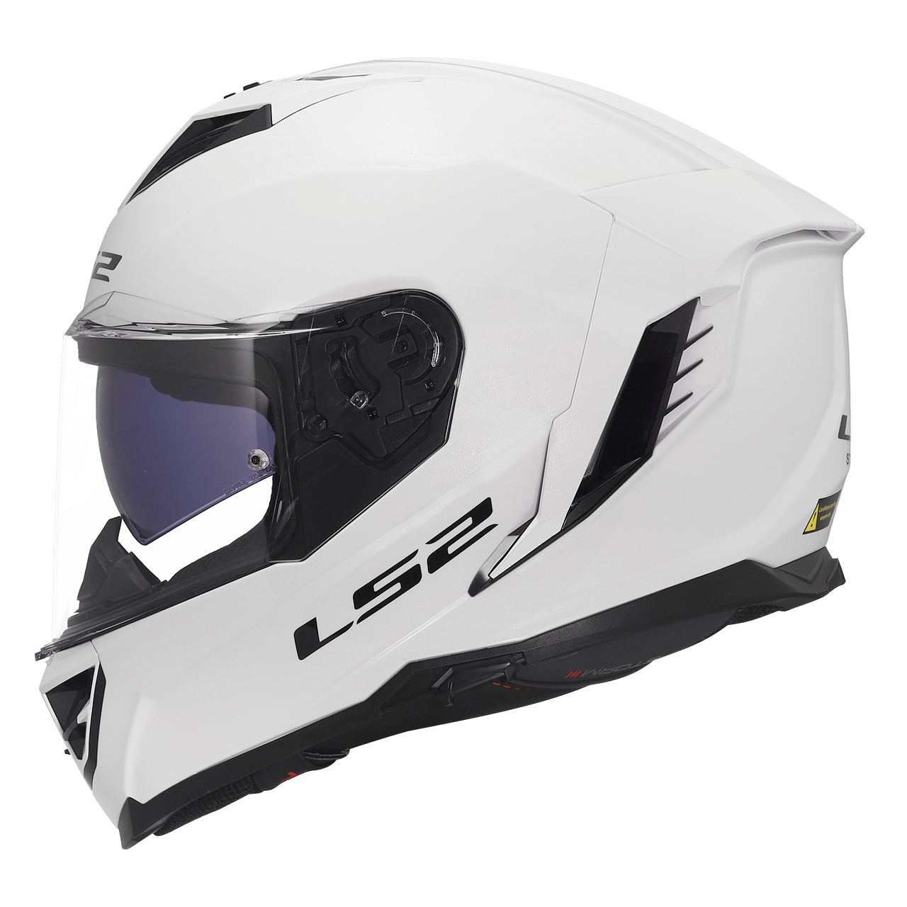 LS2 FF818 STORM III SOLID GLOSS WHITE