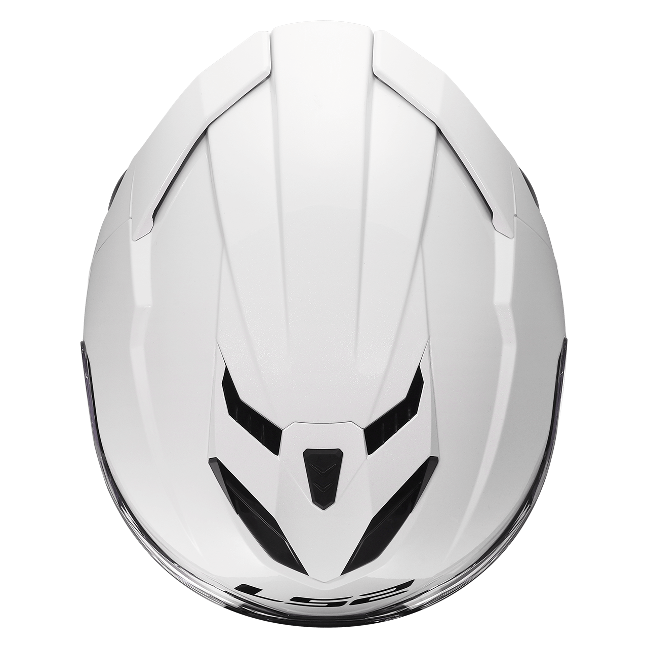 LS2 FF818 STORM III SOLID GLOSS WHITE