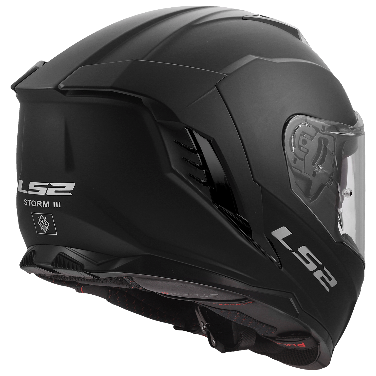 LS2 FF818 STORM III SOLID MATT BLACK