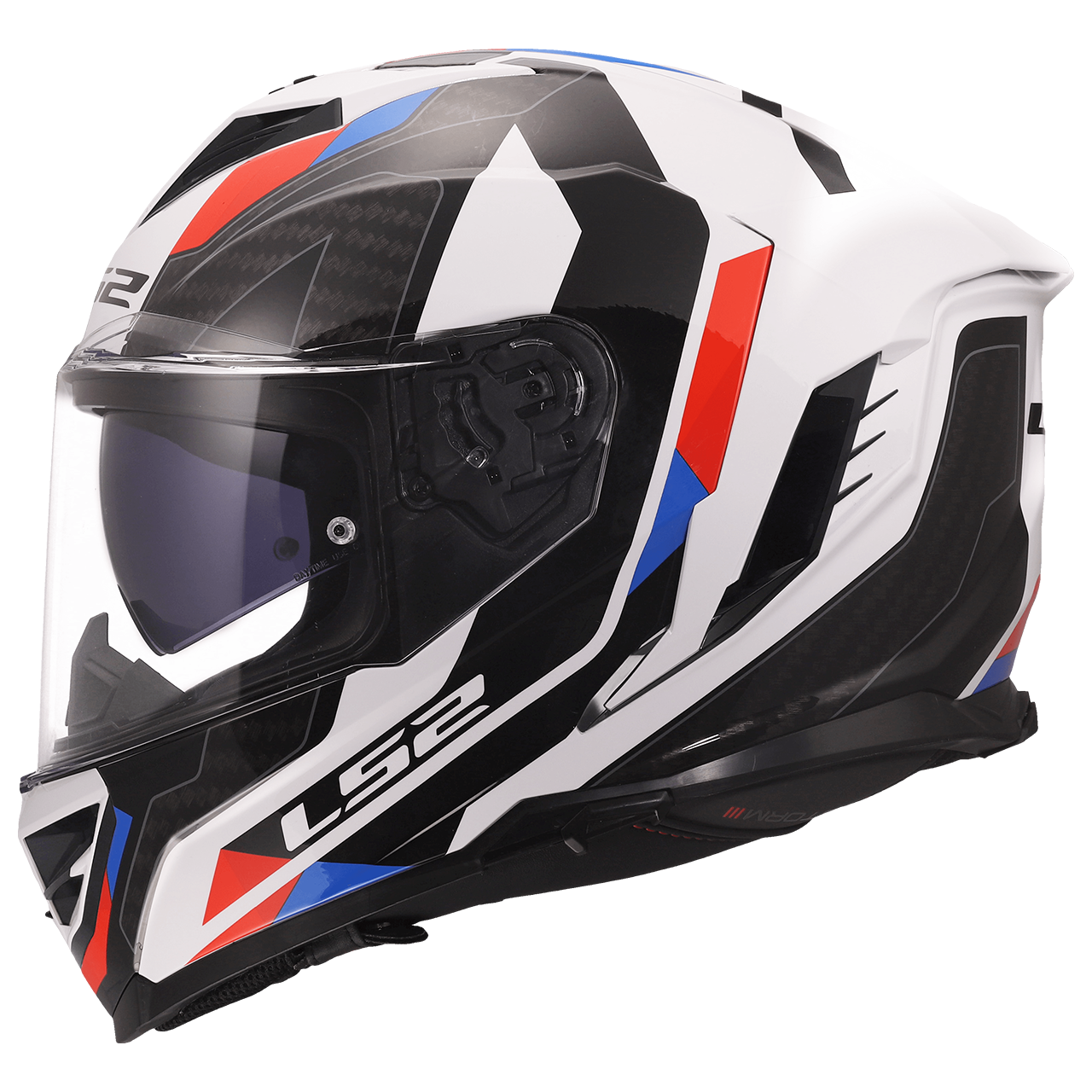 LS2 FF818 STORM III SPORTY WHITE BLUE RED