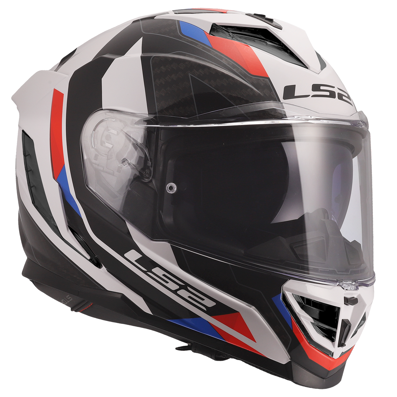 LS2 FF818 STORM III SPORTY WHITE BLUE RED