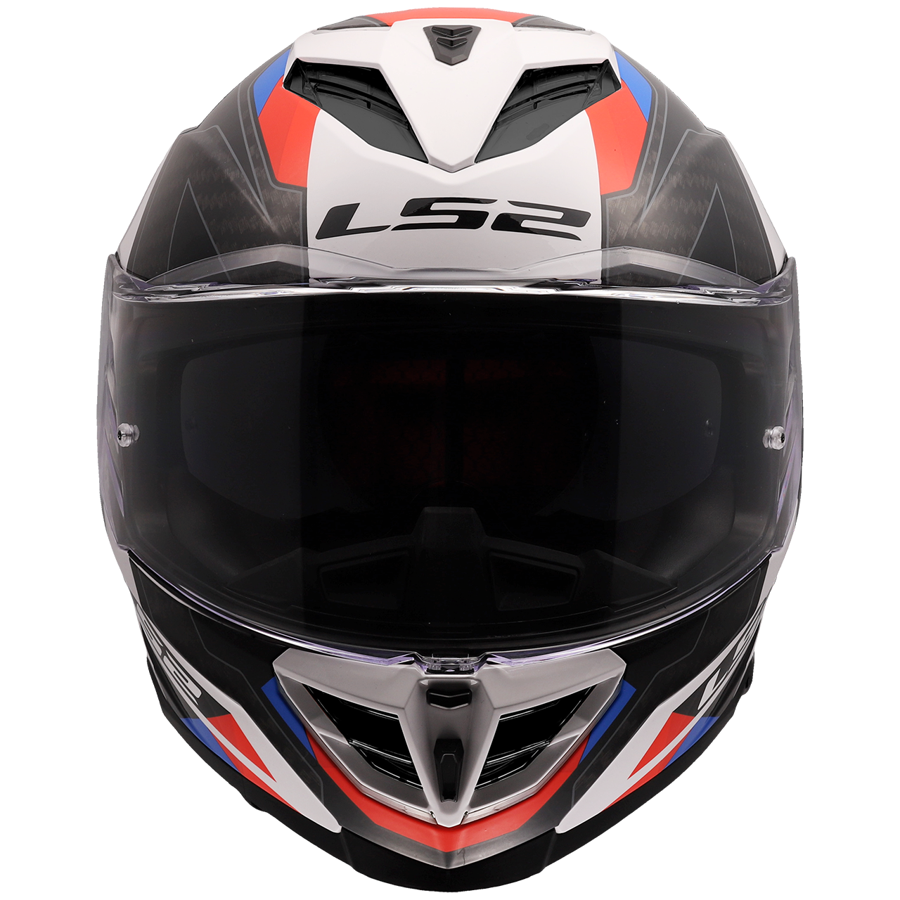 LS2 FF818 STORM III SPORTY WHITE BLUE RED