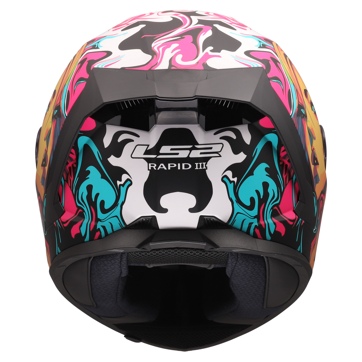 LS2 FF820 RAPID III CYBERG PURPLE CYAN