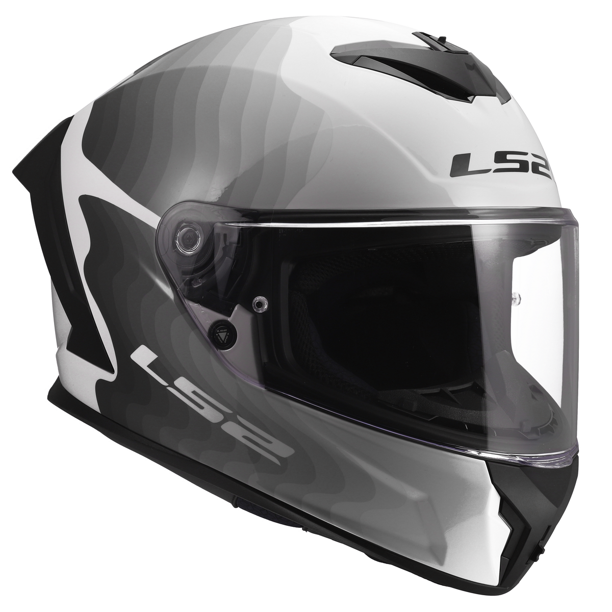 LS2 FF820 RAPID III FLOW WHITE GREY