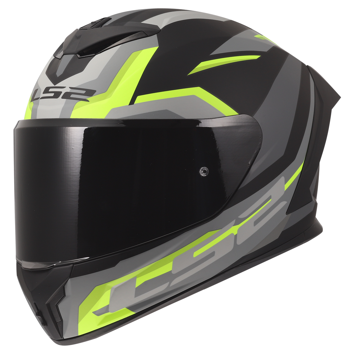 LS2 FF820 RAPID III HYPER BLACK H-V YELLOW