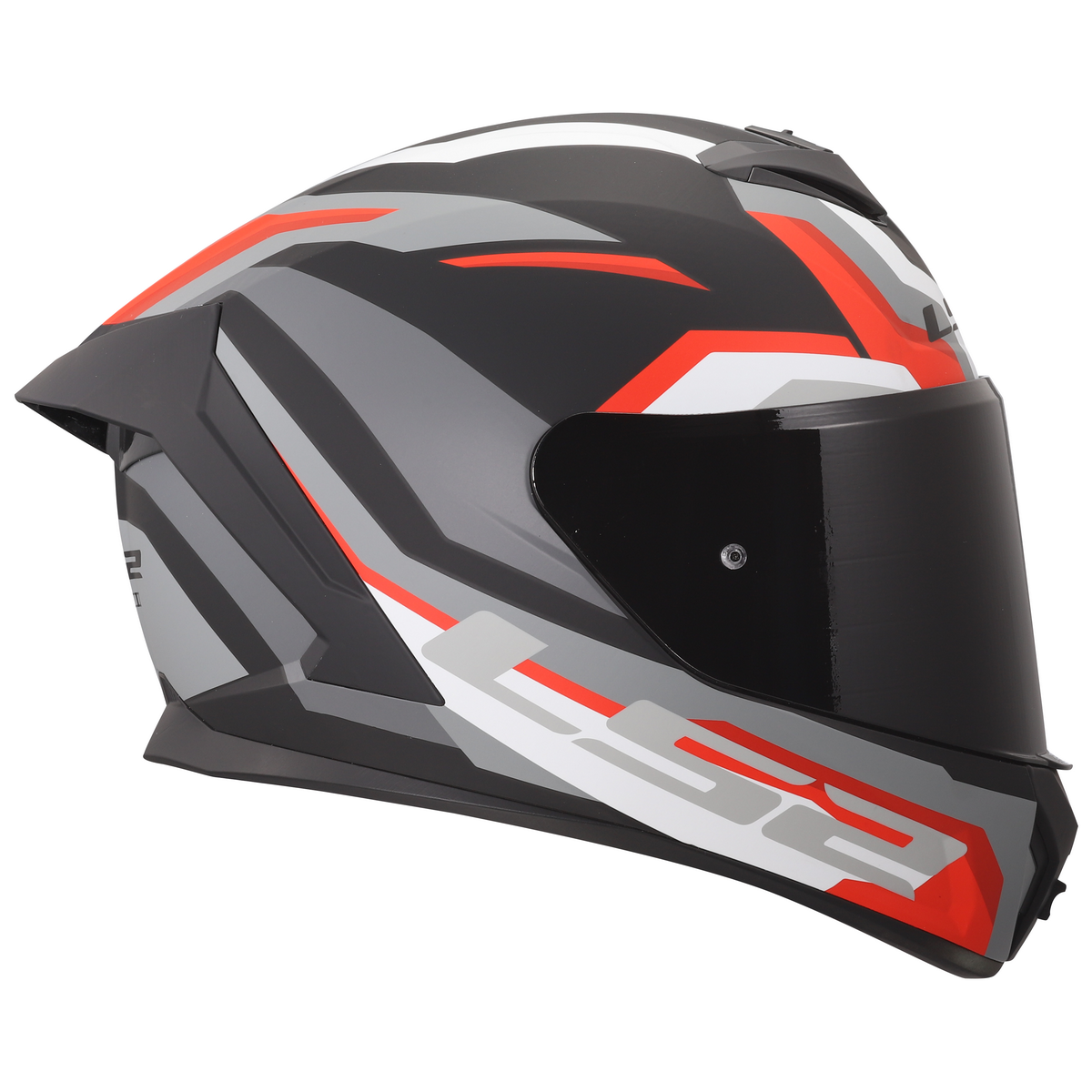LS2 FF820 RAPID III HYPER BLACK RED