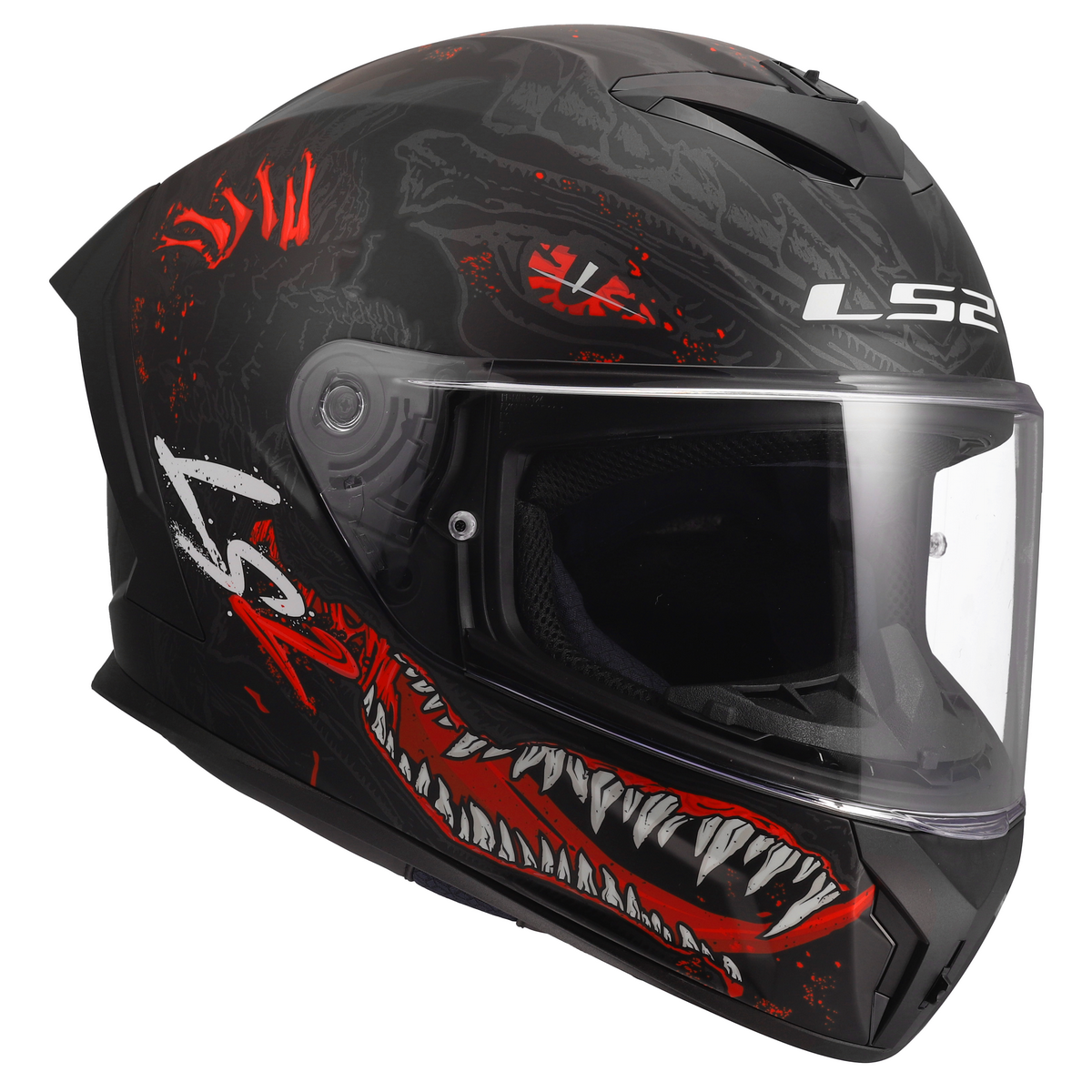 LS2 FF820 RAPID III KAIJU II BLACK RED WHITE