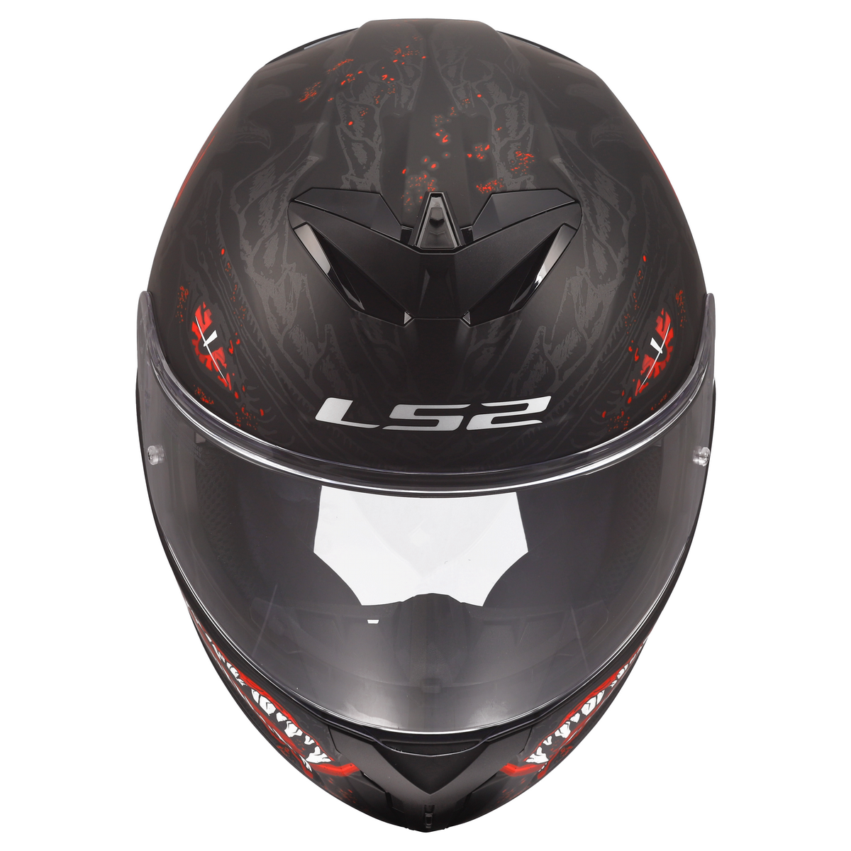 LS2 FF820 RAPID III KAIJU II BLACK RED WHITE