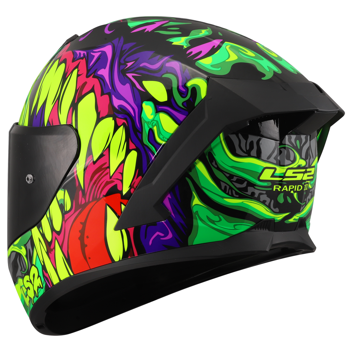 LS2 FF820 RAPID III LYCANT PURPLE GREEN