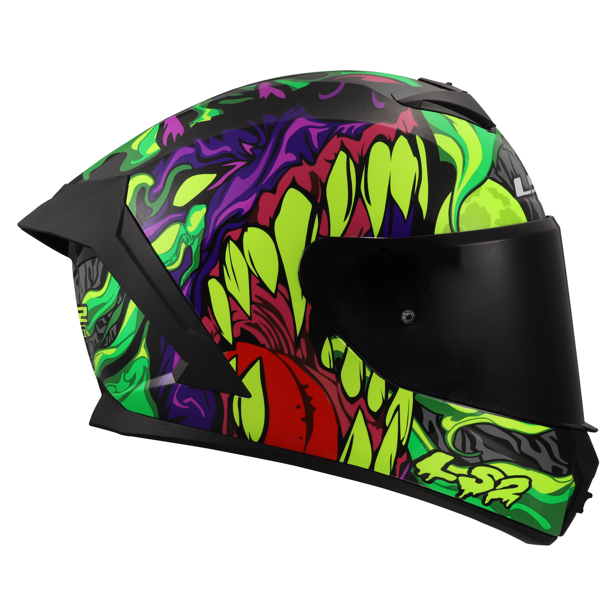 LS2 FF820 RAPID III LYCANT PURPLE GREEN