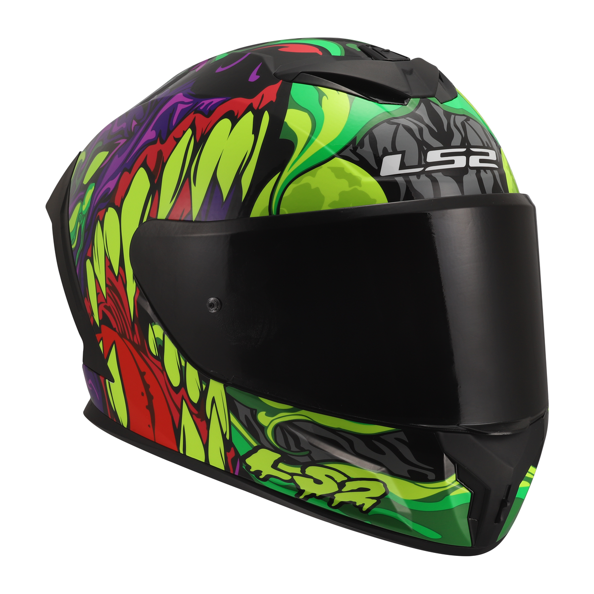 LS2 FF820 RAPID III LYCANT PURPLE GREEN