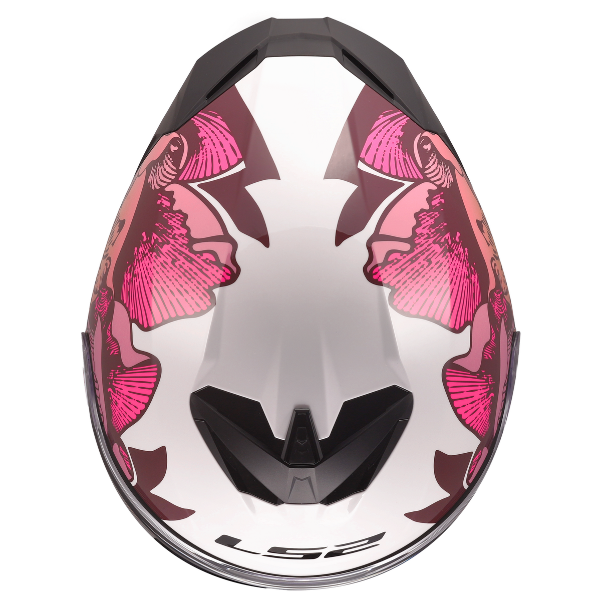 LS2 FF820 RAPID III POPPIES II WHITE PINK