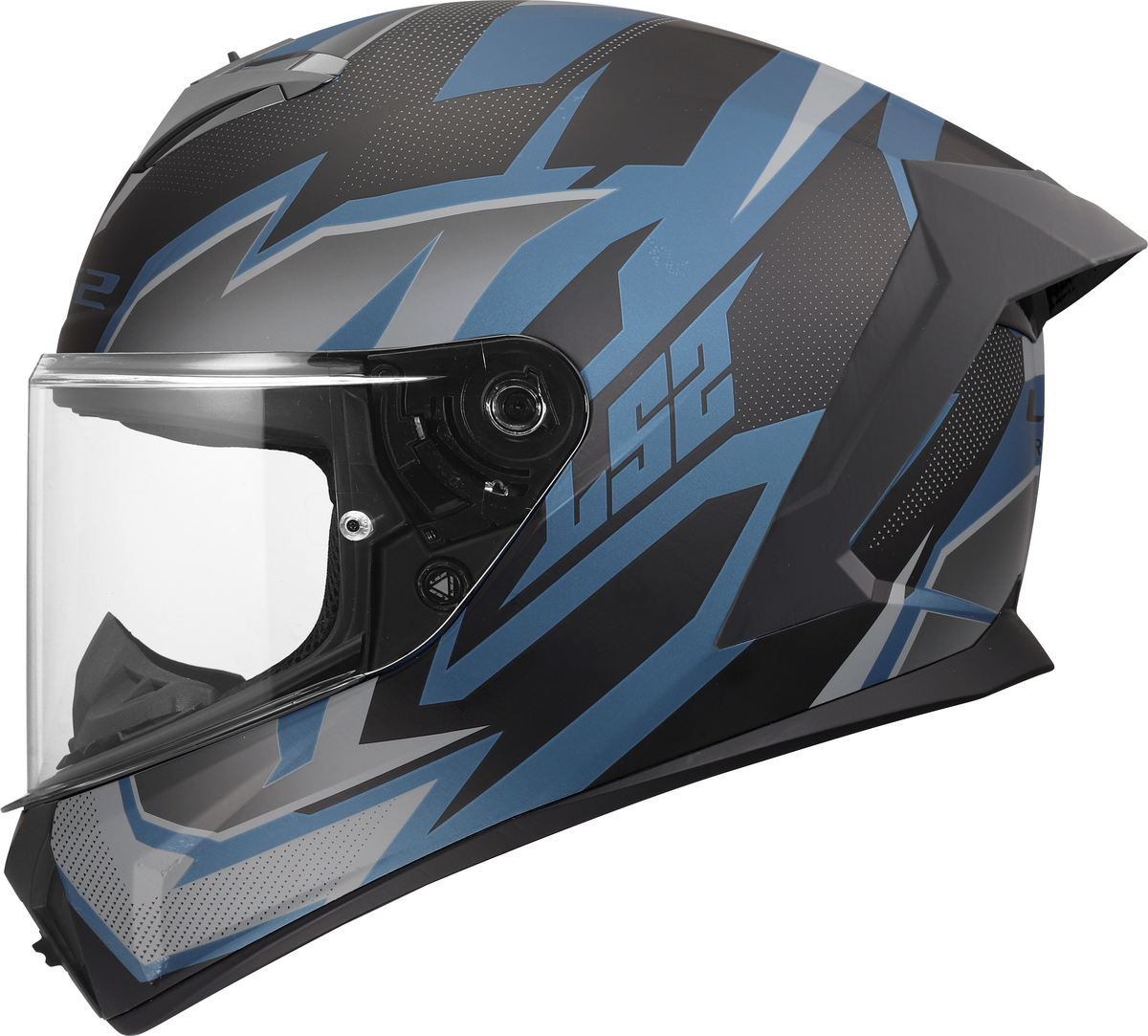 LS2 FF820 RAPID III XTREM BLACK BLUE PETROL